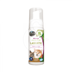 Biovetol Mousse lavante chat et chien Bio