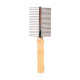 PEIGNE MANCHE BOIS DOUBLE
