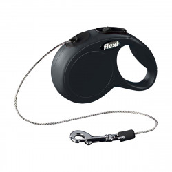 LAISSE FLEXI 3M 8KG NOIR