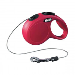 LAISSE FLEXI 3M 8KG ROUGE