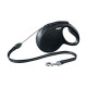 LAISSE FLEXI 5M 12KG NOIR