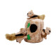 JOUET PELUCHE CACHE ECUREUIL