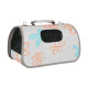 SAC TRANSPORT FLOWER GRIS S