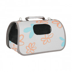 SAC TRANSPORT FLOWER GRIS S