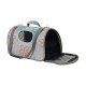 SAC TRANSPORT FLOWER GRIS S