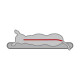 MATELAS MEMOIRE FORME 80X40CM