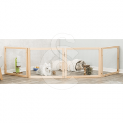 Enclos en bois usage intérieur pour lapins et cochons d'inde