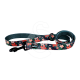Laisse Hop Dog Pink Garden