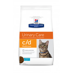 Prescription Diet c/d Multicare croquettes pour chat au poisson
