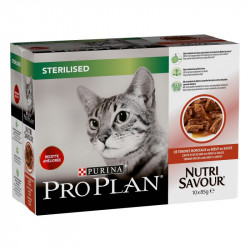 NESTLE PURINA Cat Sterilised Beef Effilé Sachet repas