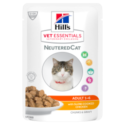 Vet Essentials Young Adult NeuteredCat sachet repas pour chat poulet
