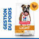 Science Plan Adult Light croquettes pour chien au poulet