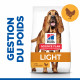 Science Plan Mature Adult Light croquettes pour chien âgé au poulet