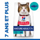 Science Plan Mature Adult croquettes pour chat âgé au thon