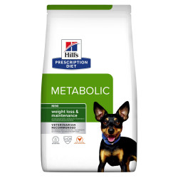 Prescription Diet Metabolic croquettes pour petit chien au poulet