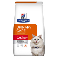 Prescription Diet c/d Urinary Stress croquettes pour chat au poulet
