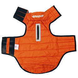 DOUDOUNE POP ORANGE GRIS TM 45CM