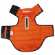 DOUDOUNE POP ORANGE GRIS TS 40CM