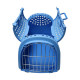 CAGE TRANSP.CABRIO BLEU 50X32X34CM