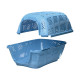 CAGE TRANSP.CARRY BLEU 48X34X32