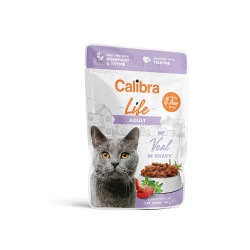 CAL LF CT ADULT VEAL 85G POUCHES