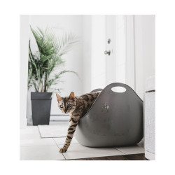 BAC LITIERE LITTER BOX GRIS