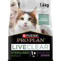 Cat Liveclear Sterilised Adult Dinde