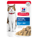 Chat Mature Adult 7 Poisson de l'océan Sachet repas