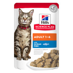 Chat Adult Poisson de l'océan Sachet repas