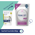 Tonivet Chat hypoallergénique Saumon Sachet repas