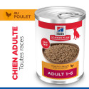 HILL'S Science Plan Adult boite pour chien poulet