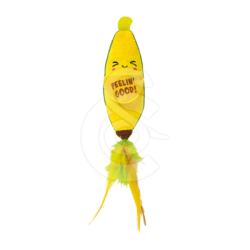 Jouet chat Catstages : Banane avec plumes