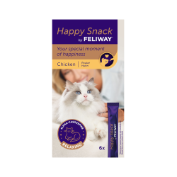 HAPPY SNACK FELIWAY BOEUF  6 STICKS 15 G