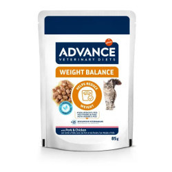 Advance Chat Weight Balance Porc et Poulet Sachet Repas