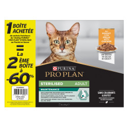 Pro Plan Cat Sterilised Maintenance Poulet Sauce Sachet rep.