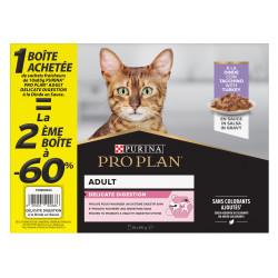 PP Cat Adult Delicate Digestion Dinde Sauce Sachet repas