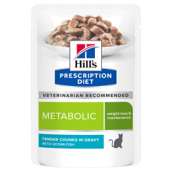 Prescription Diet Metabolic sachets repas pour chat