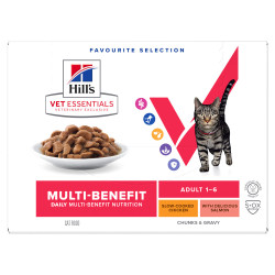 Vet Essentials Chat MultiBenefit Adult Poulet Sa. Pack m.