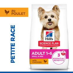 HILL'S Science Plan Adult Small & Mini croquettes pour petit chien au poulet