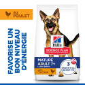 HILL'S Science Plan Mature Adult croquettes pour grand chien âgé au poulet