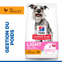 HILL'S Science Plan Mature Adult Light Small & Mini croquettes pour petit chien âgé au poulet