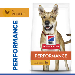 HILL'S Science Plan Adult Performance croquettes pour chien au poulet