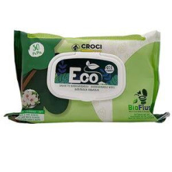 Lingettes biodégradables Croci Eco Pelage