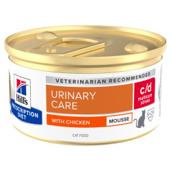 Chat cd Urinary Stress Multicare Mousse Poulet Boîte