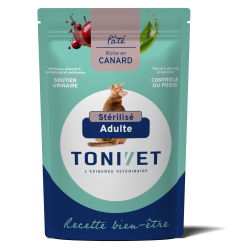TONIVET CHAT AD STER CANARD 12 SCH 80G