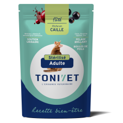 TONIVET CHAT AD STER CAILLE 12 SCH 80G