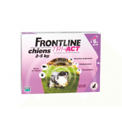 MERIAL Frontline Tri-Act XS Chien de 2 à 5 kg