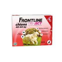 MERIAL Frontline Tri-Act XL Chien de 40 à 60 kg