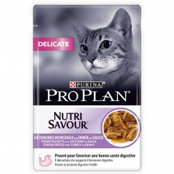 NESTLE PURINA Cat Delicate Turkey Effilé Sachet repas